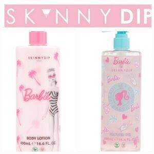 SkinnyDip London X Barbie Body Lotion & Shower Gel Set